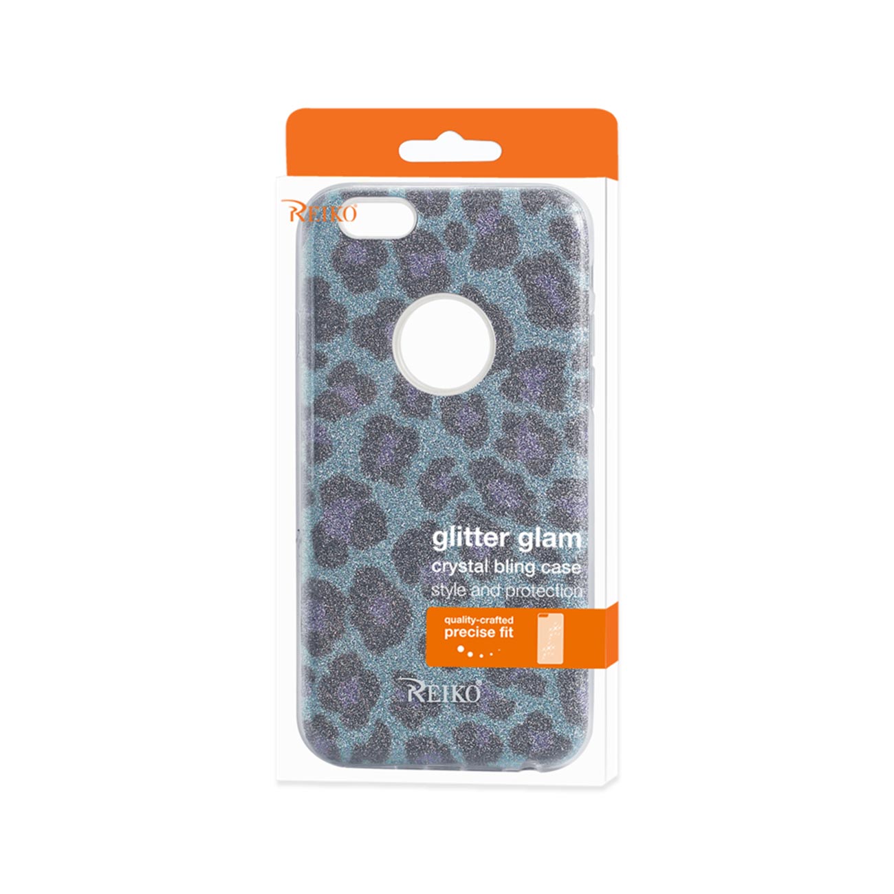 Case Hybrid Shine Glitter Shimmer Camouflage iPhone 6/ 6S Blue Color