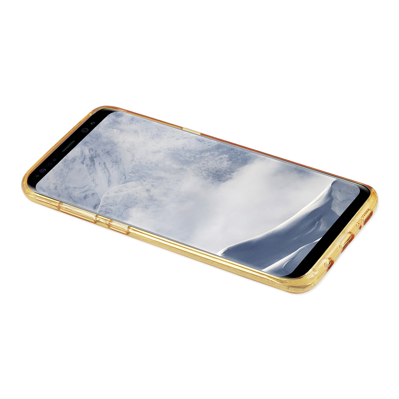 Case Hybrid Shine Glitter Shimmer Leopard Samsung Galaxy S8 Edge/ S8 Plus Gold Color