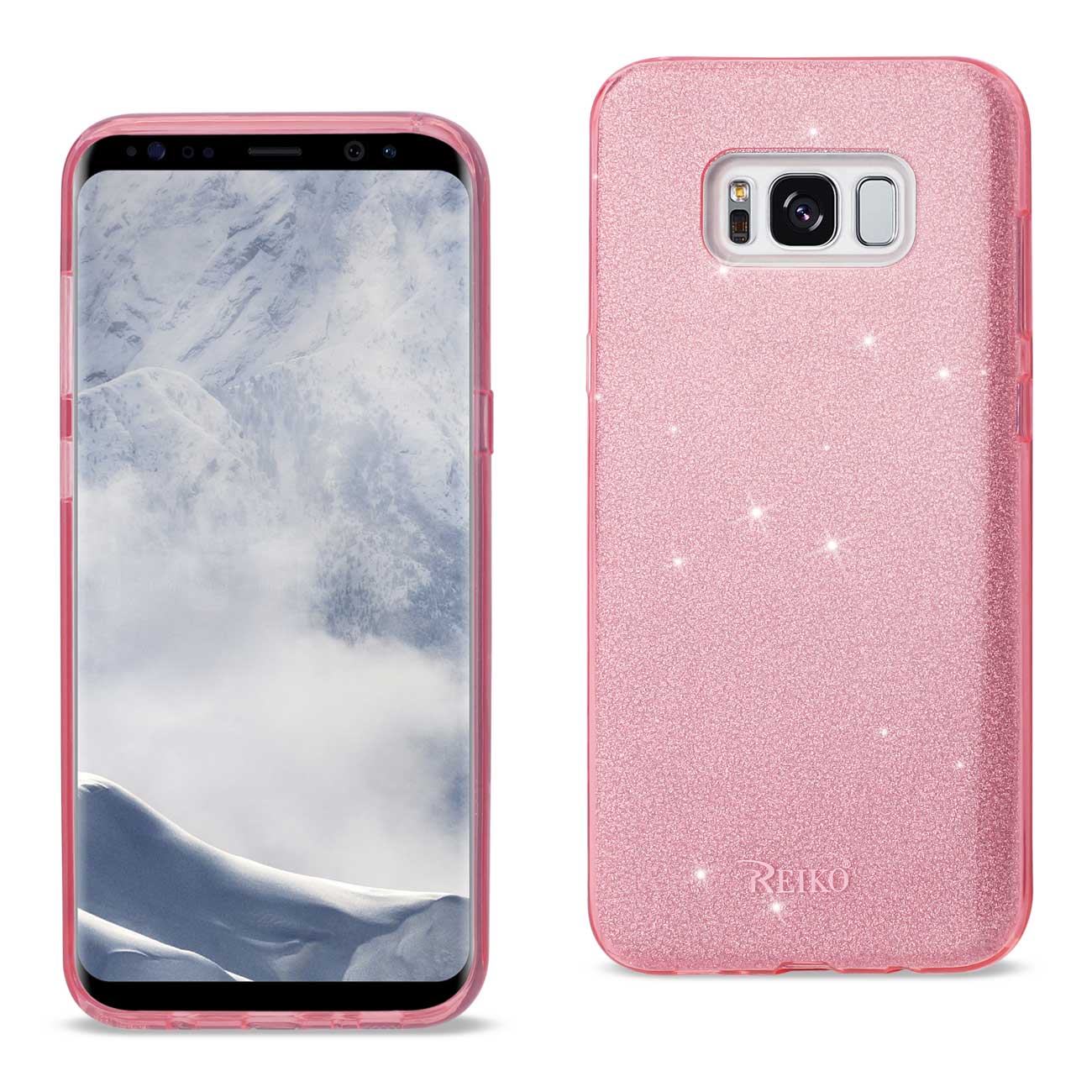 Case Hybrid Shine Glitter Shimmer Leopard Samsung Galaxy S8/ SM Pink Color