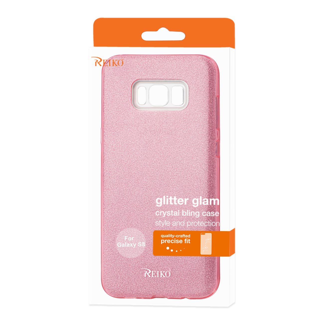 Case Hybrid Shine Glitter Shimmer Leopard Samsung Galaxy S8/ SM Pink Color