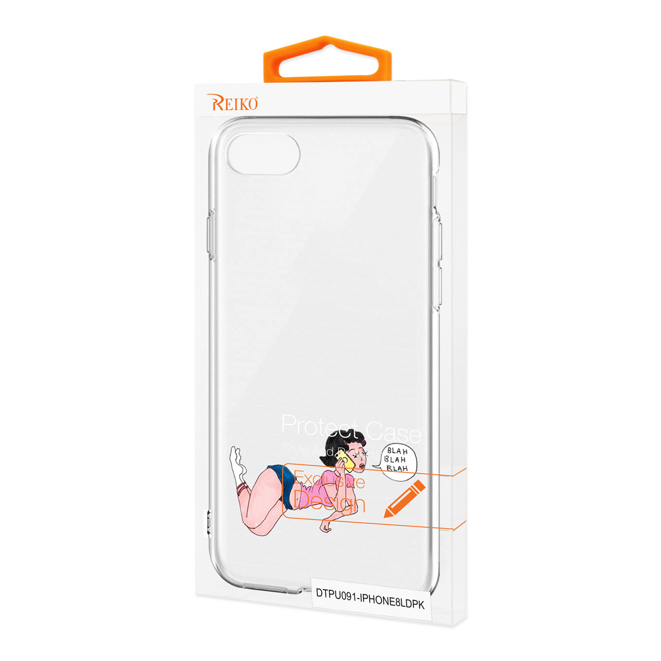 Case Air Cushion With Lady Design iPhone 7/ 8/ SE2
