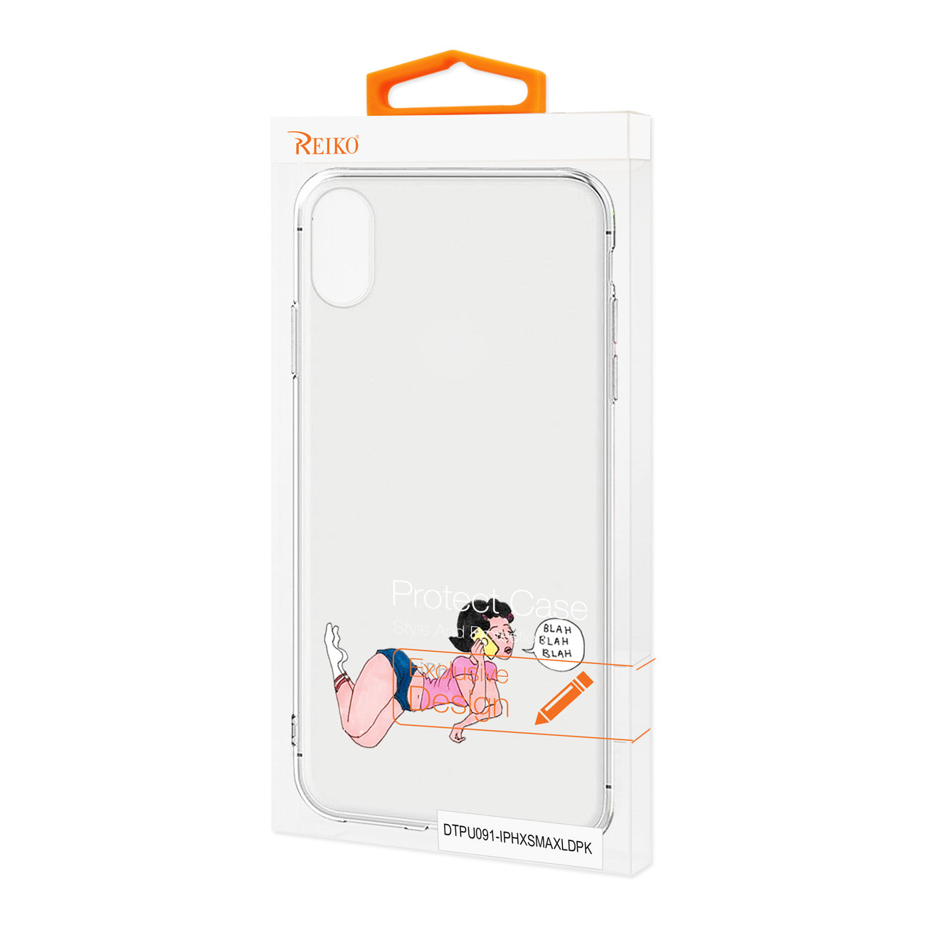 Apple iPhone XS MAX Design Air Cushion Case With Lady Design