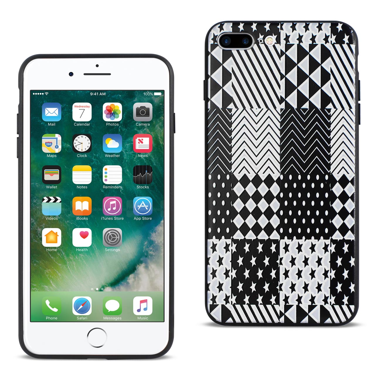 Case TPU With Versatile Shape Patterns iPhone 8 Plus/ 7 Plus