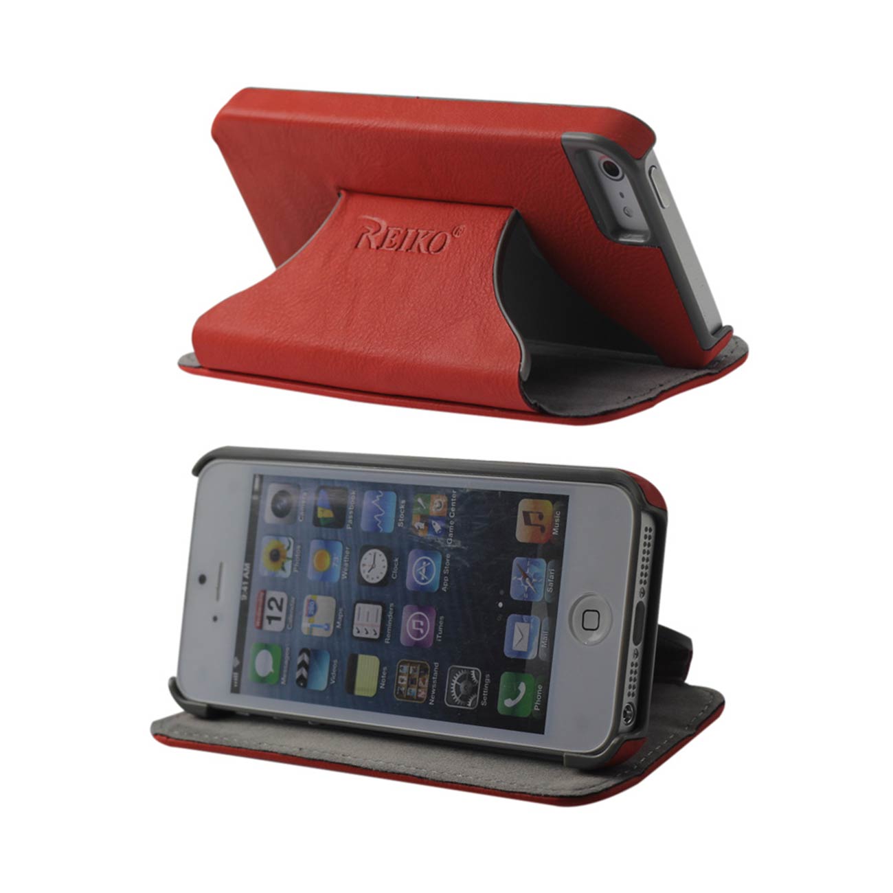 Case Flip Folio With Stand iPhone SE/ 5S/ 5 Orange Color