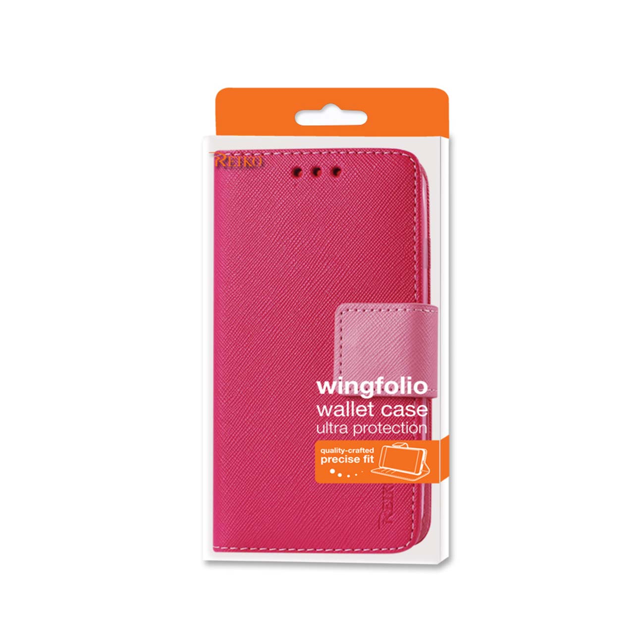 Wallet Case 3-In-1 iPhone 6 Plus Hot Pink Color