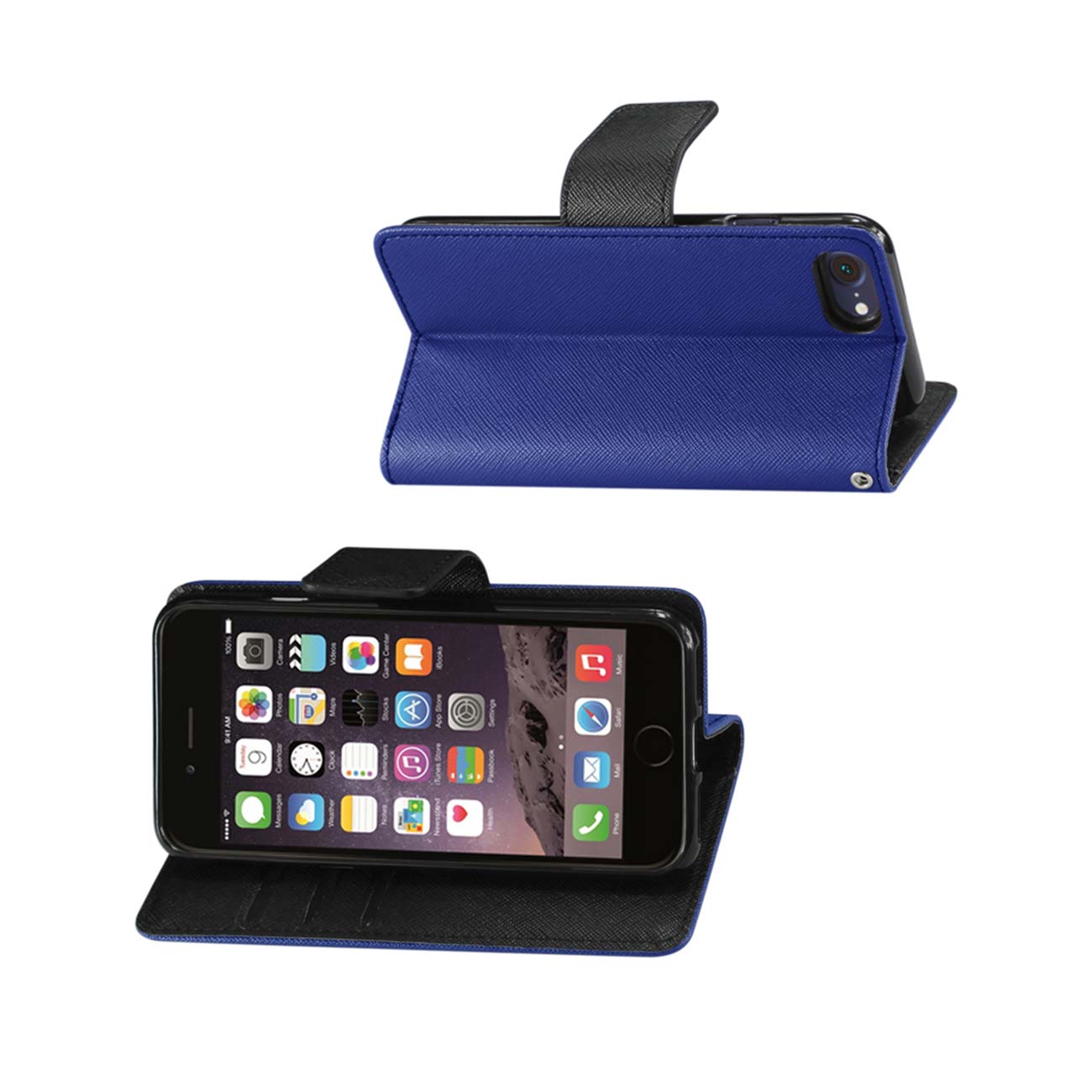 Wallet Case 3-In-1 iPhone 7/ 8/ SE2 Navy Color