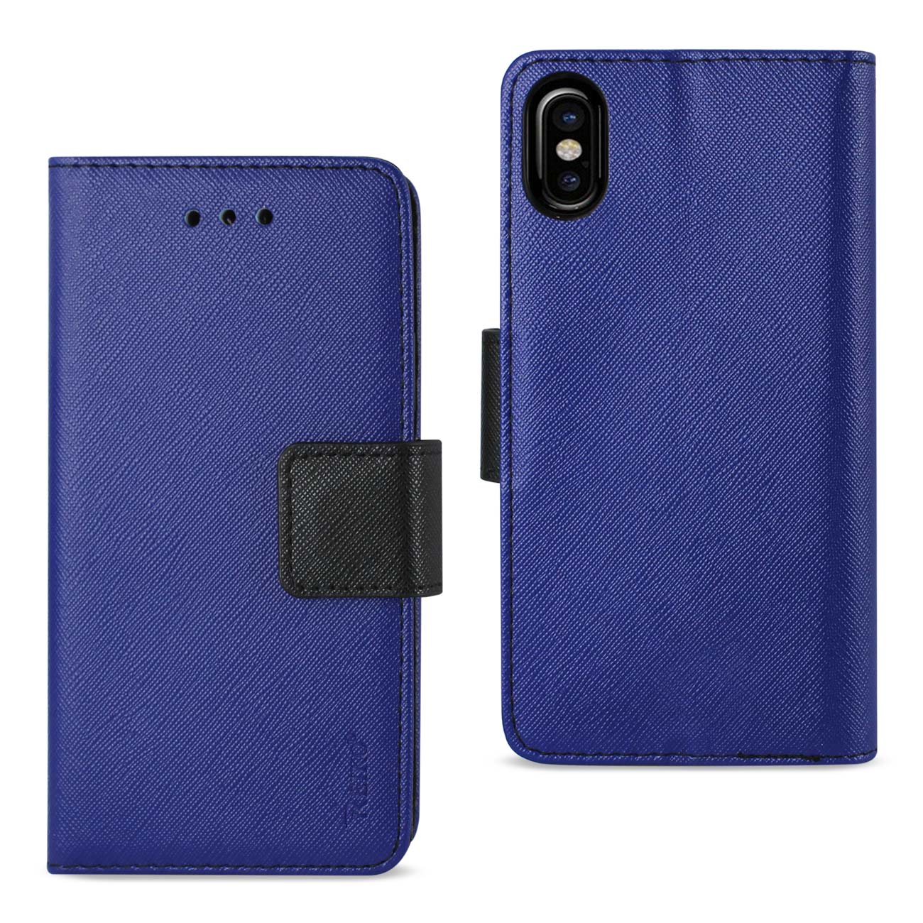 Wallet Case 3 In 1 iPhone X/ iPhone XS Navy Color
