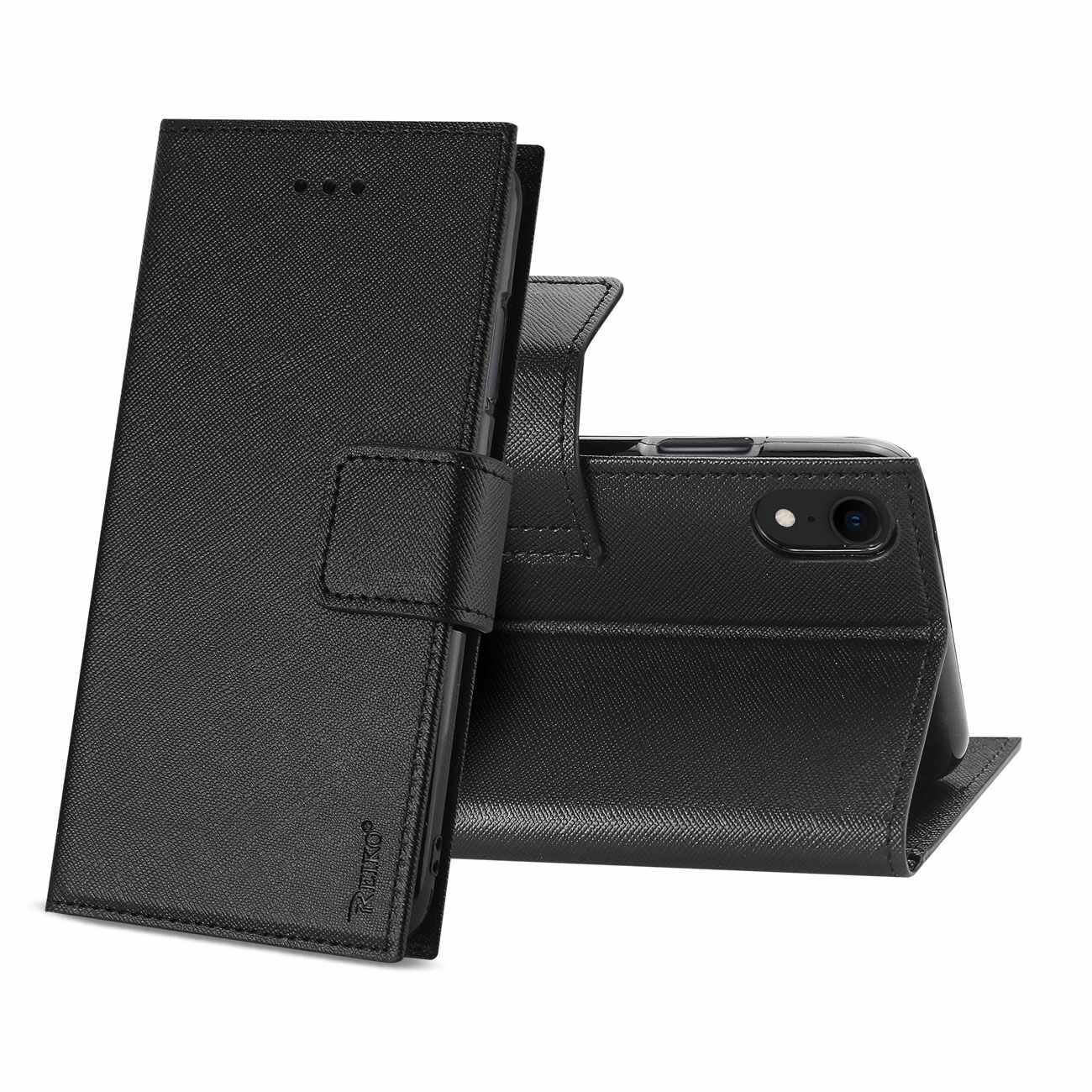 Wallet Case 3 In 1 iPhone XR Black Color