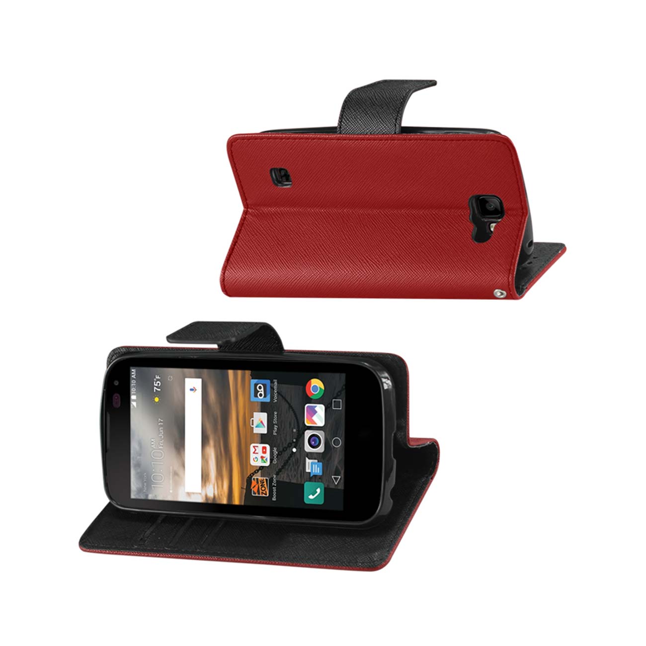 Wallet Case 3-In-1 LG K3 Red Color