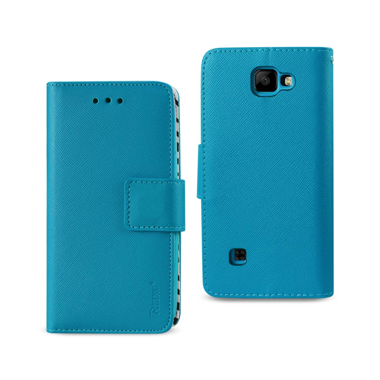 Wallet Case Inner Zebra Print LG K3 Blue Color