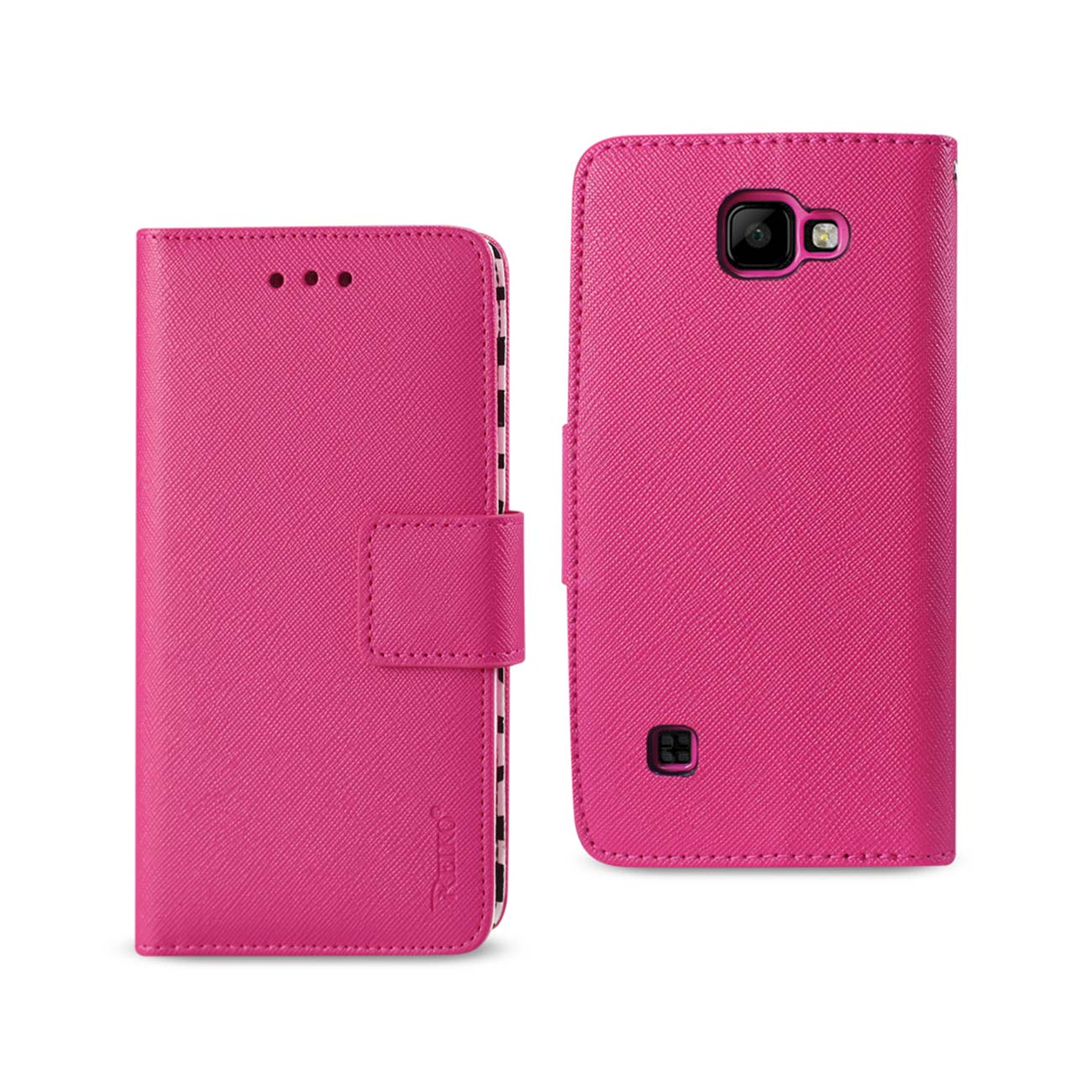 Wallet Case Inner Zebra Print LG K3 Hot Pink Color
