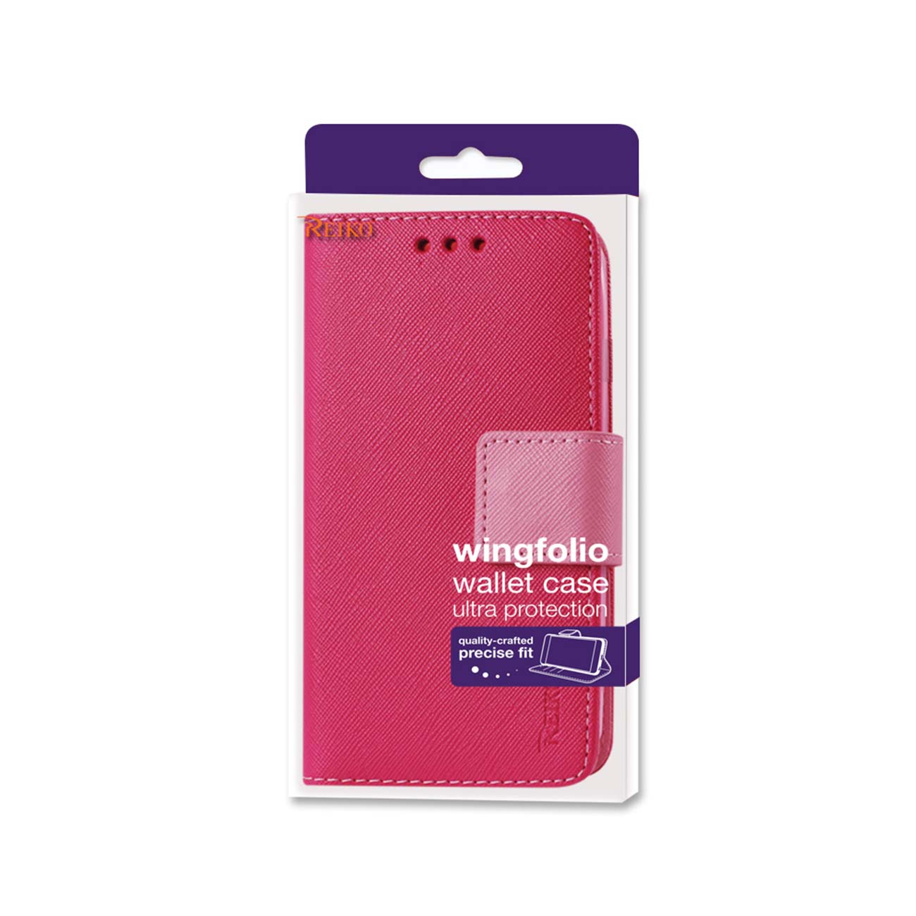 Wallet Case 3-In-1 LG G Stylus Hot Pink Color