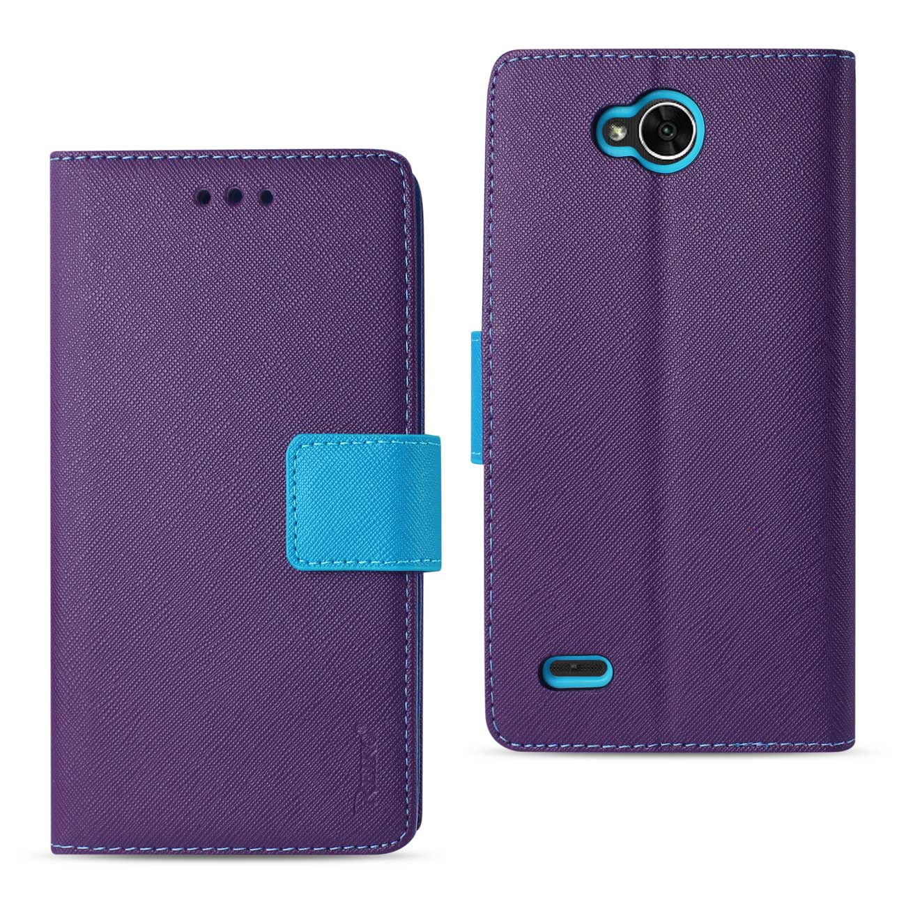 Wallet Case 3-In-1 LG X Power 2 Purple Color