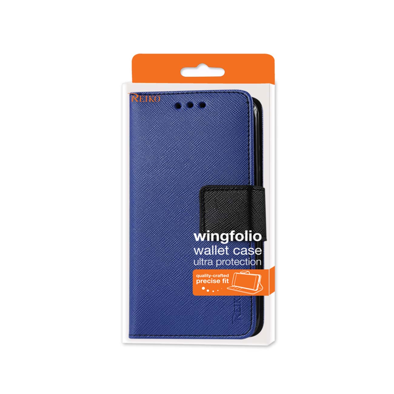 Wallet Case 3 In 1 Motorola Moto E 2015 Navy Color