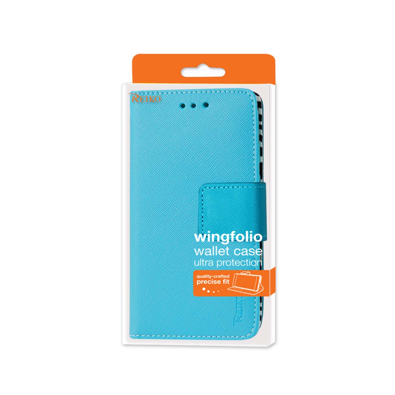 Wallet Case 3-In-1 Motorola Moto E 2015 Blue Color