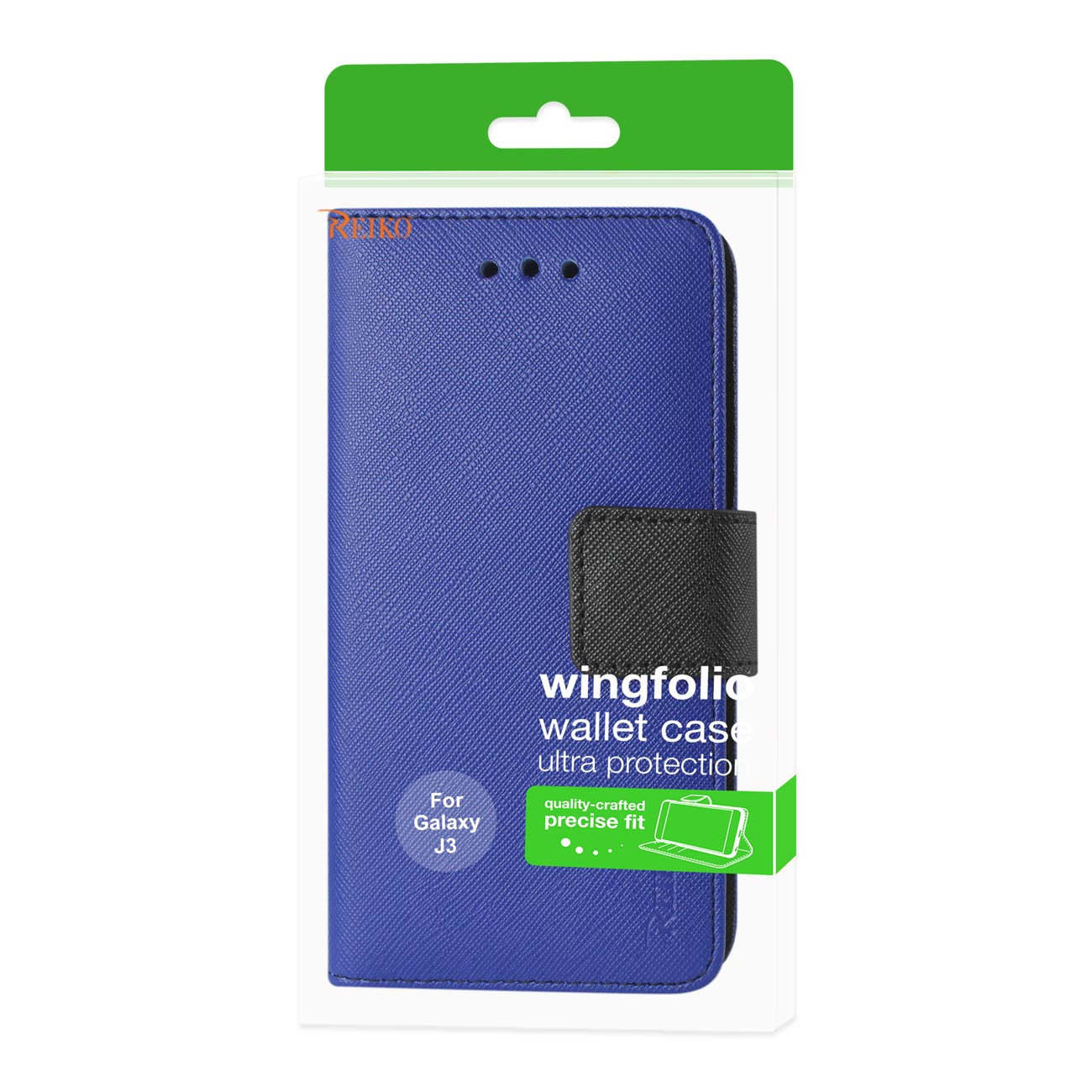 Wallet Case 3-In-1 2017 Samsung Galaxy J3 Emerge Navy Color