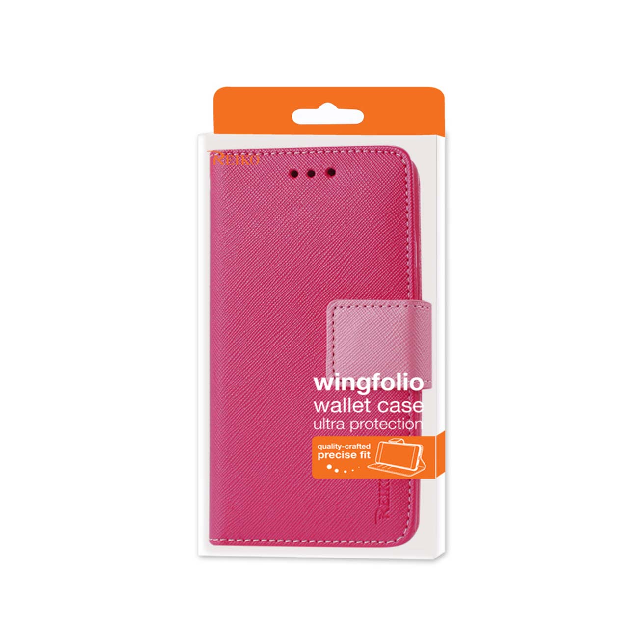 Wallet Case 3-In-1 Samsung Galaxy S6 Hot Pink Color