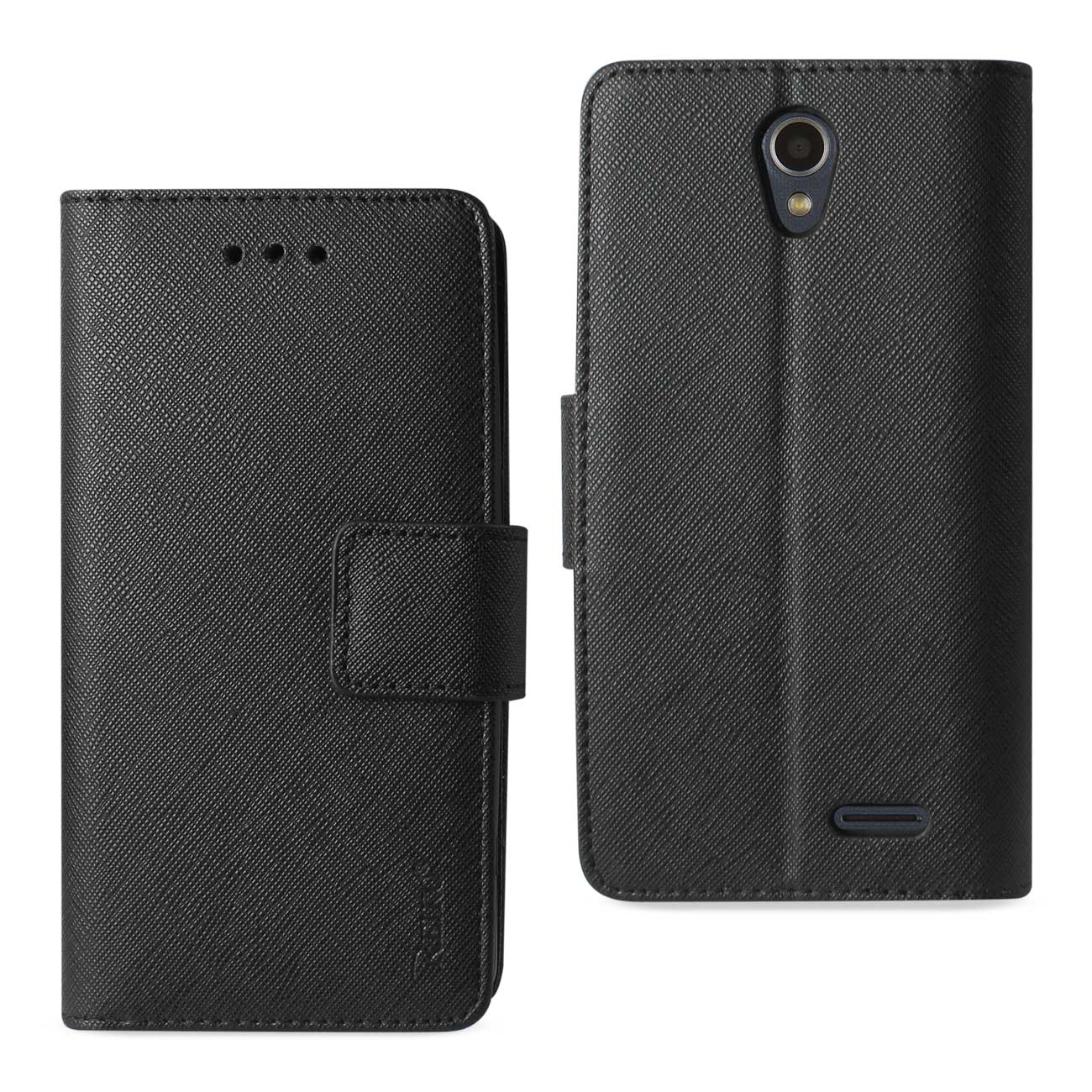 Wallet Case 3-In-1 ZTE Maven 2/ Chapel/ Avid Trid (Z831) Black Color