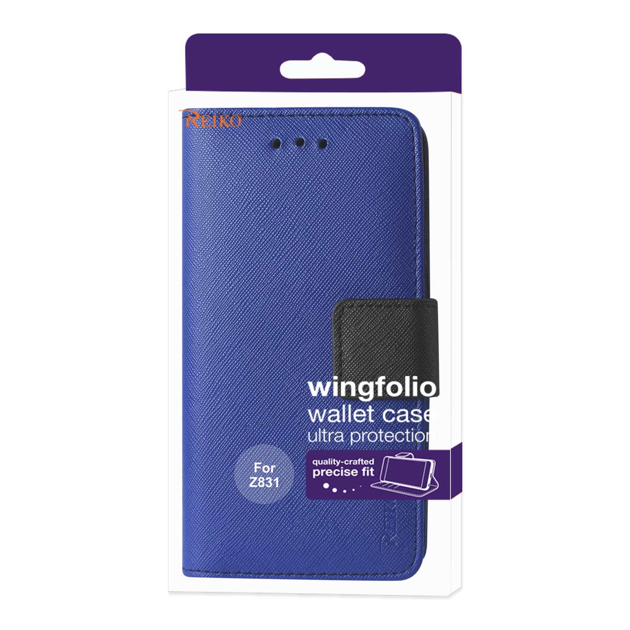 Wallet Case 3-In-1 ZTE Maven 2/ Chapel/ Avid Trid (Z831) Navy Color