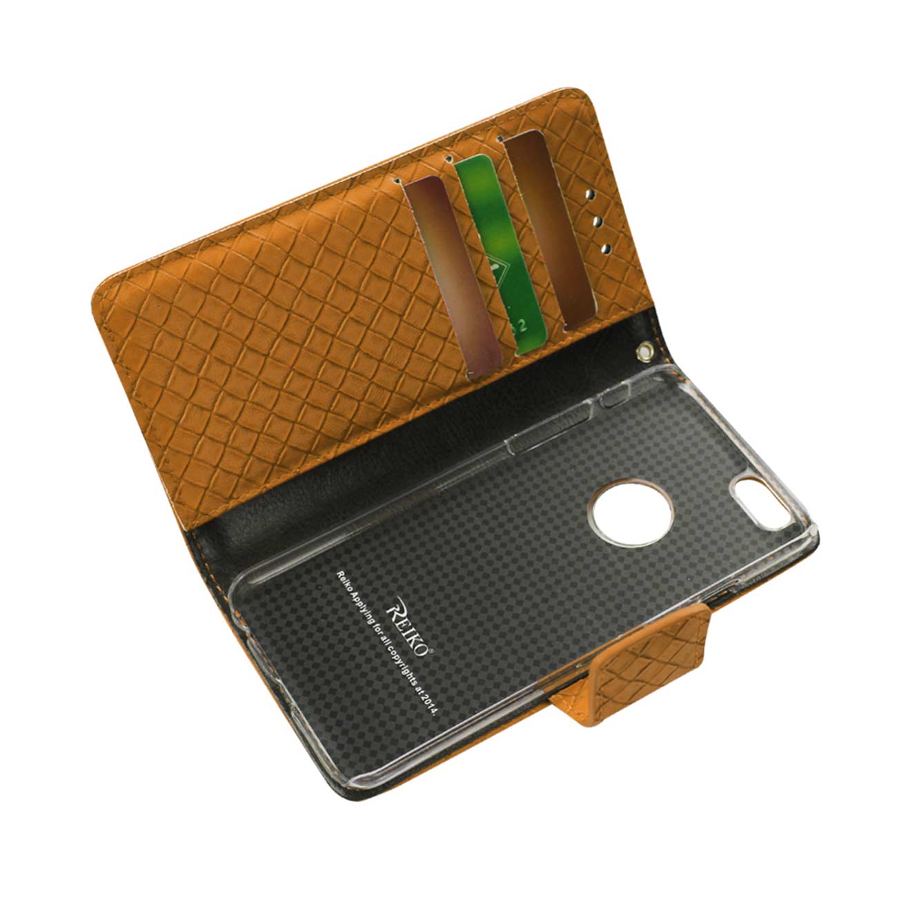 Wallet Case Braid iPhone 6 Plus Yellow Color