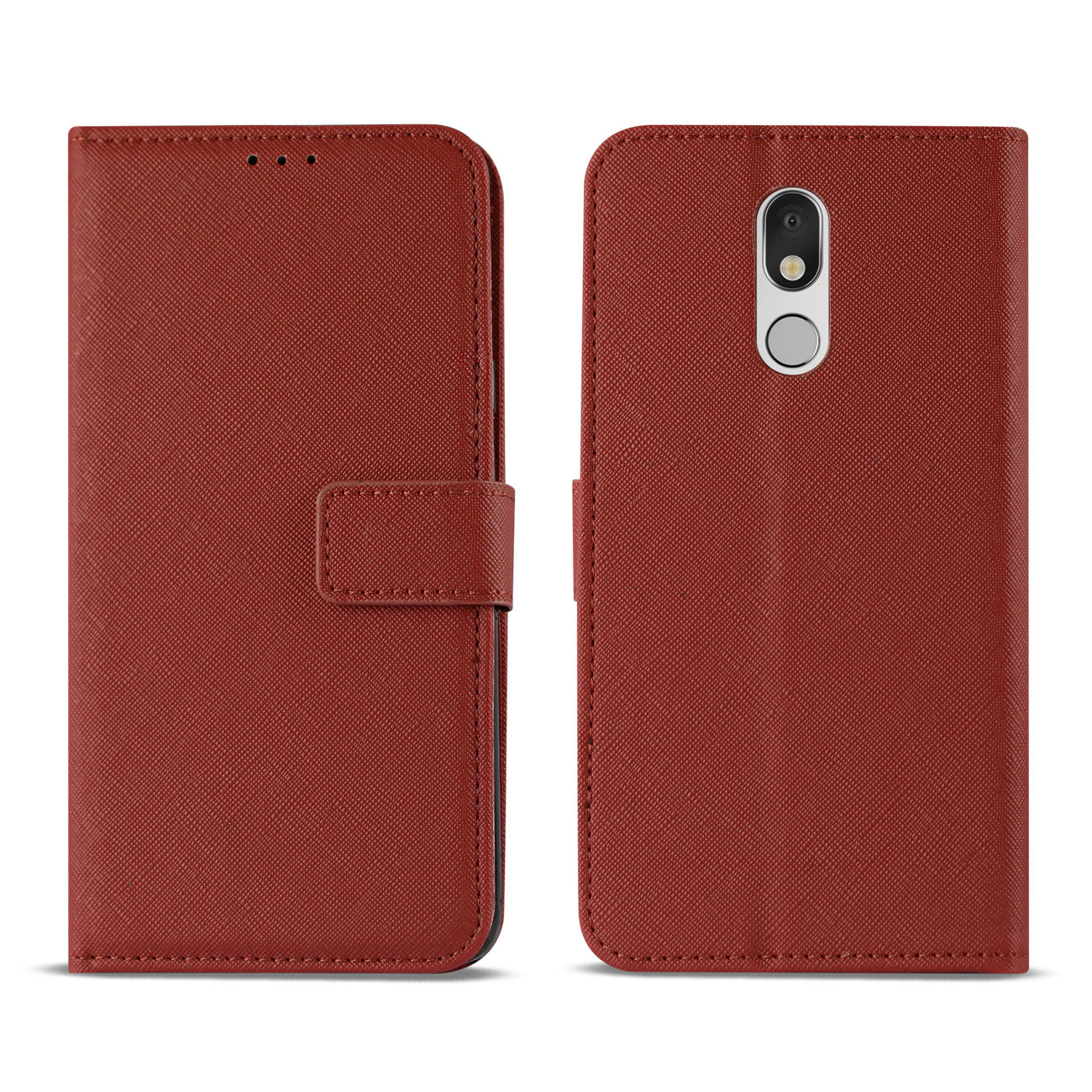 Wallet Case 3-In-1 LG Stylo 5 Red Color