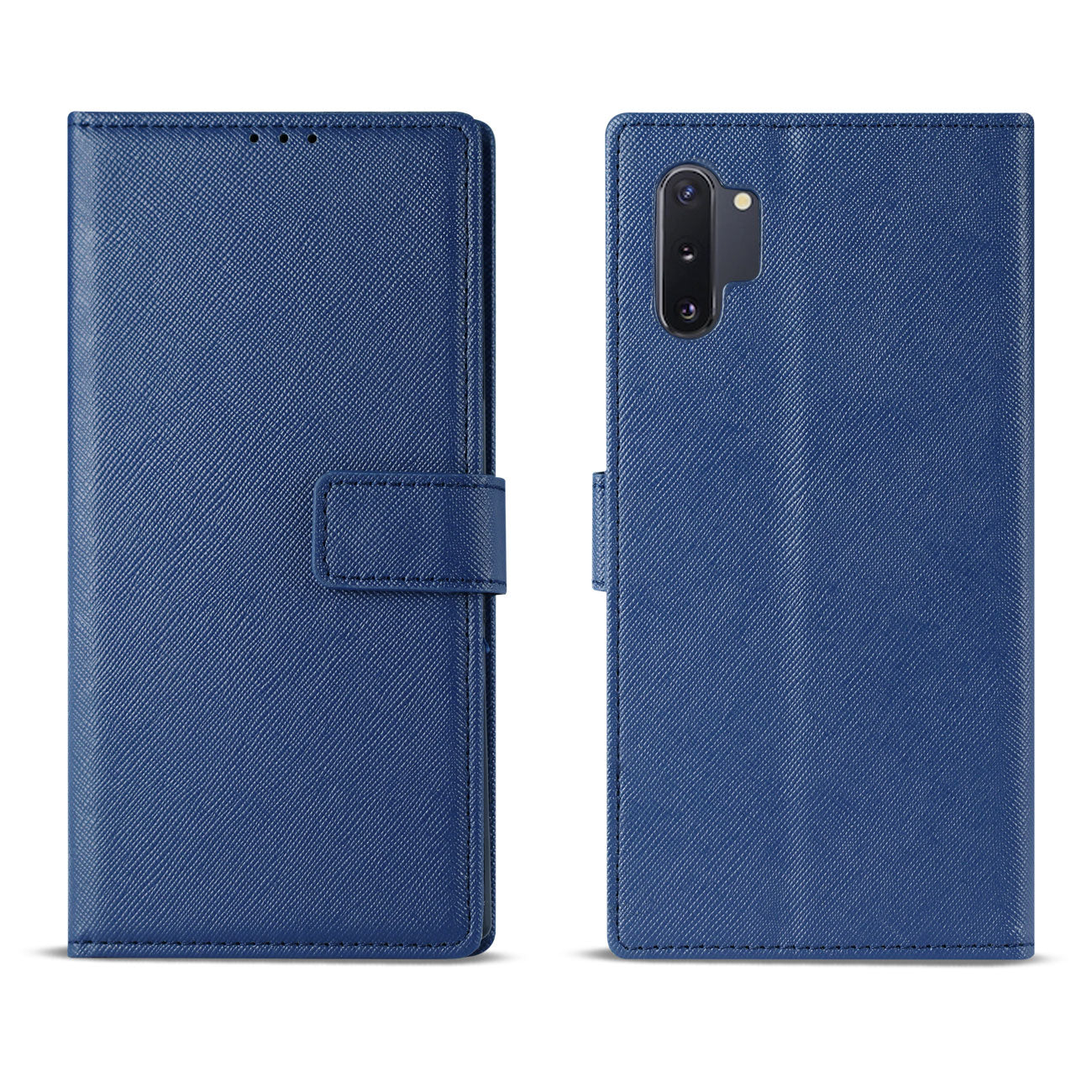 Wallet Case 3 In 1 Samsung Galaxy Note 10 Plus Blue Color