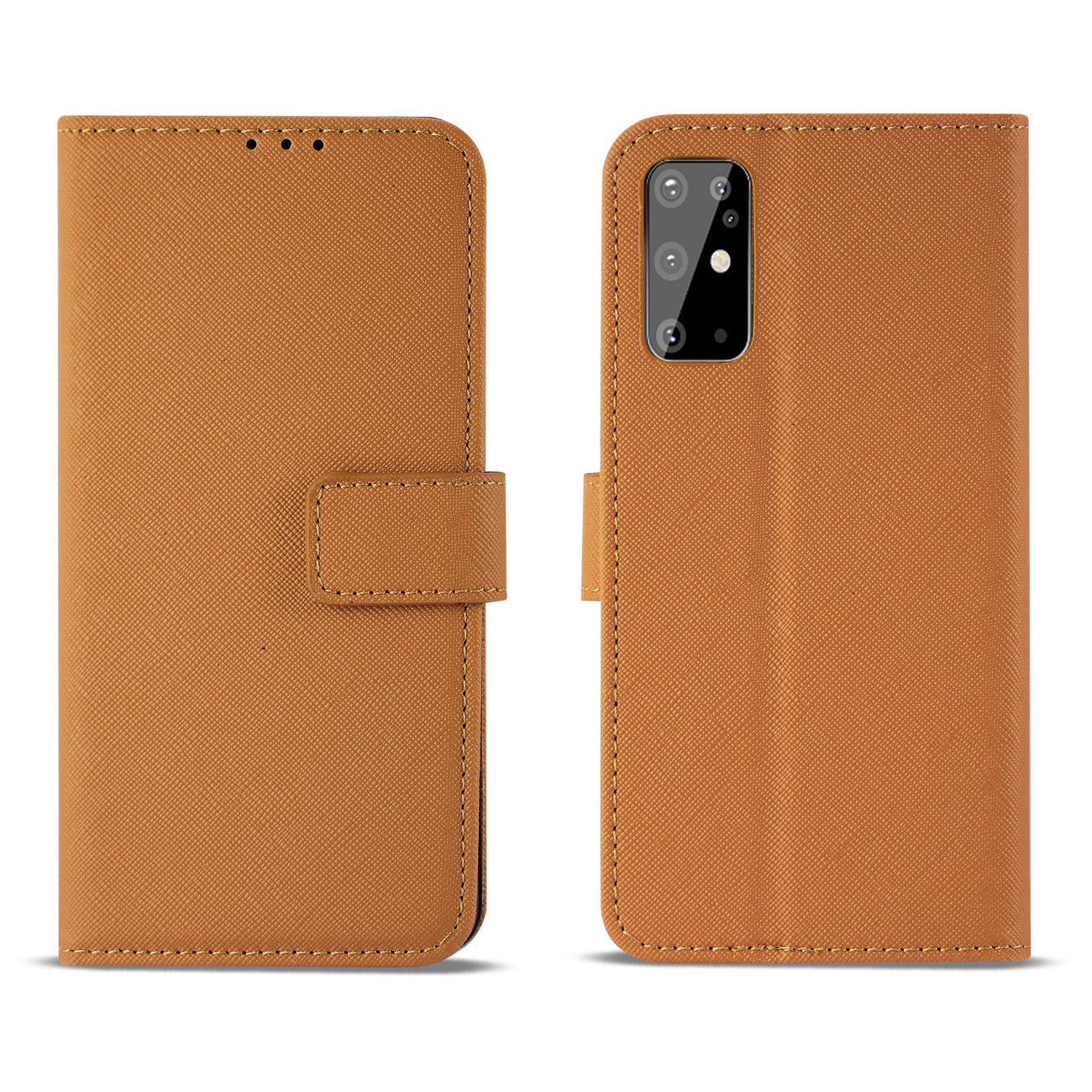 Wallet Case 3 In 1 Reiko Samsung Galaxy S20 Plus Brown Color