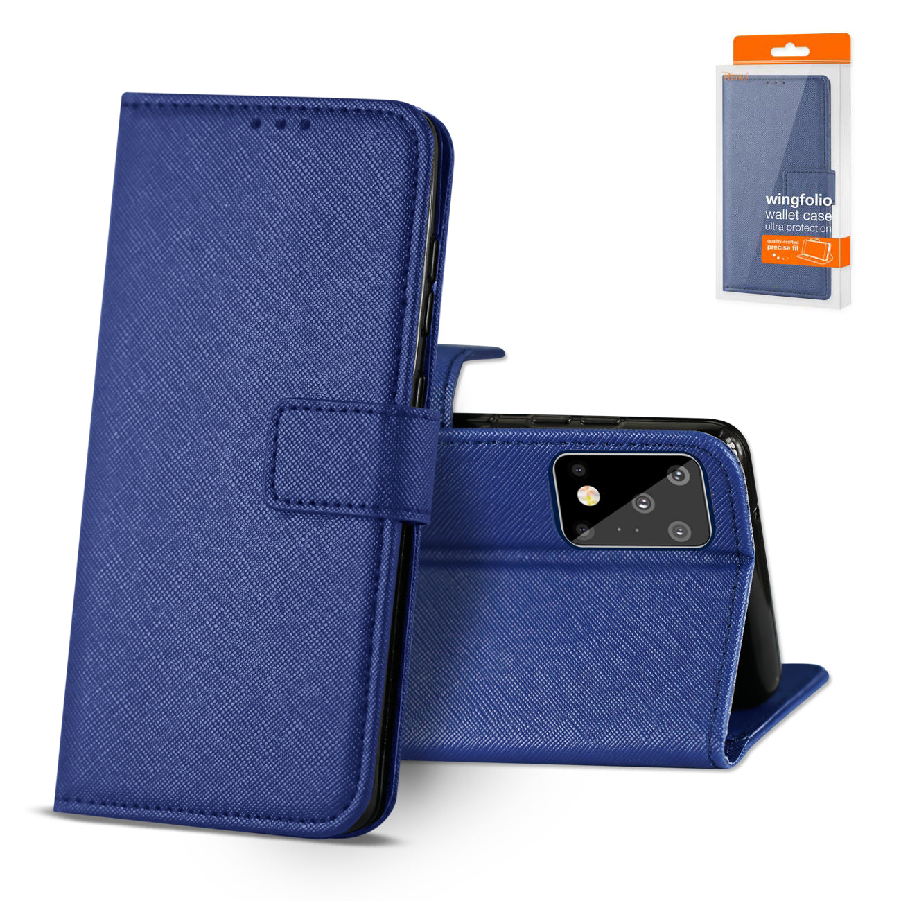 Wallet Case 3 In 1 Reiko Samsung Galaxy S20 Ultra Blue Color