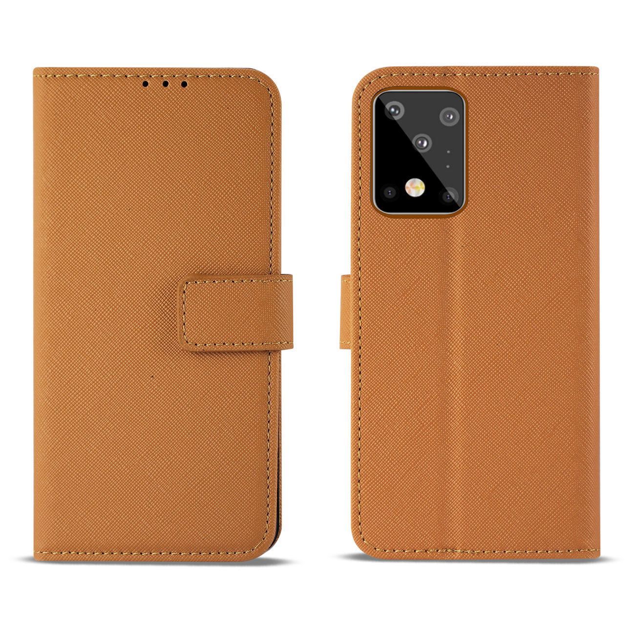 Wallet Case 3-In-1 Reiko Samsung Galaxy S20 Ultra Brown Color