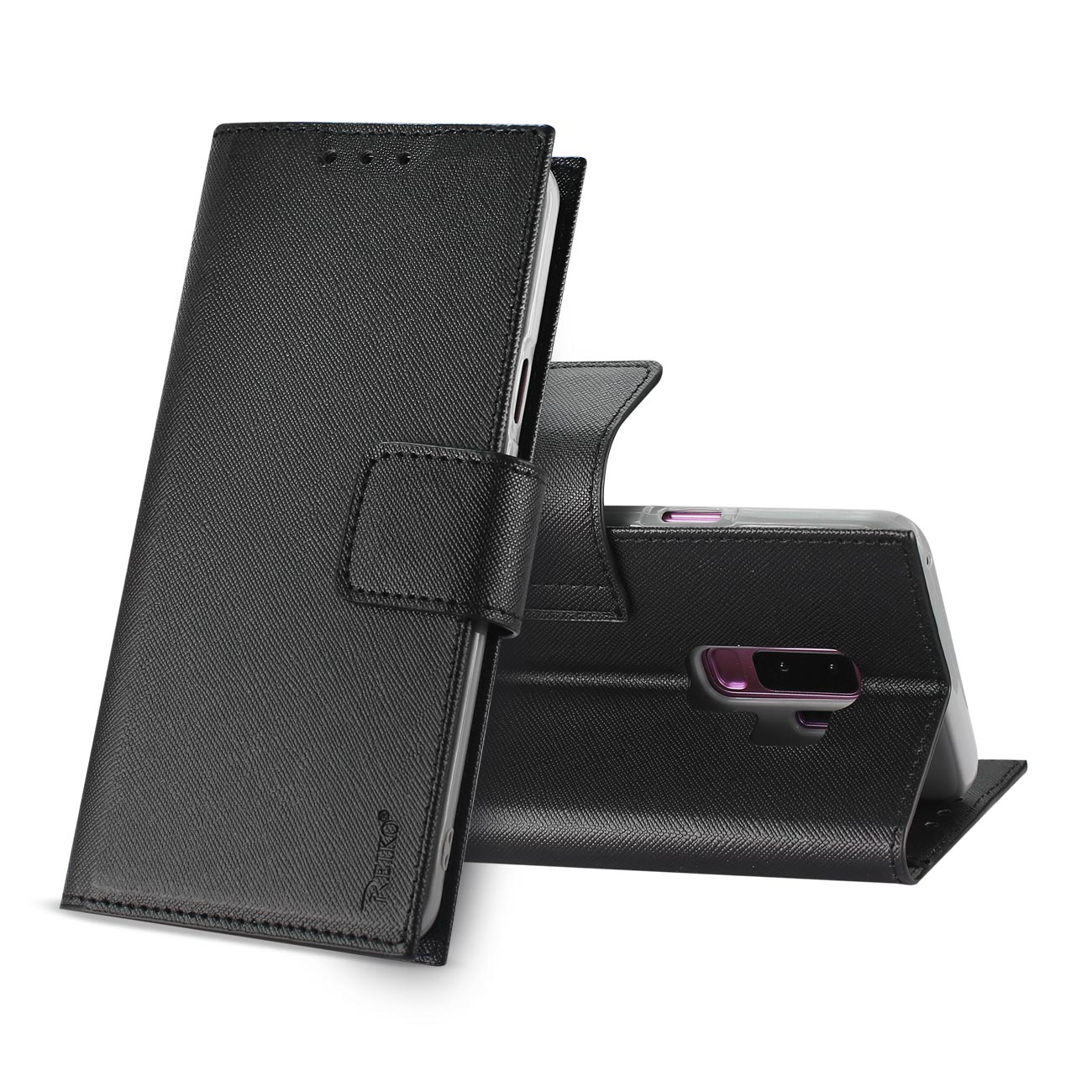 Samsung Galaxy S9 Plus 3-In-1 Wallet Case In Black