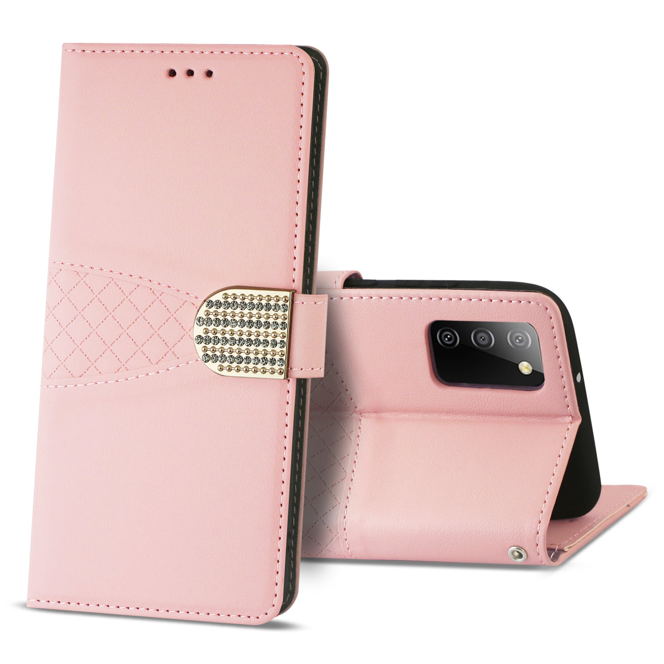 Reiko Samsung Galaxy A02S 3-In-1 Wallet Case In Pink