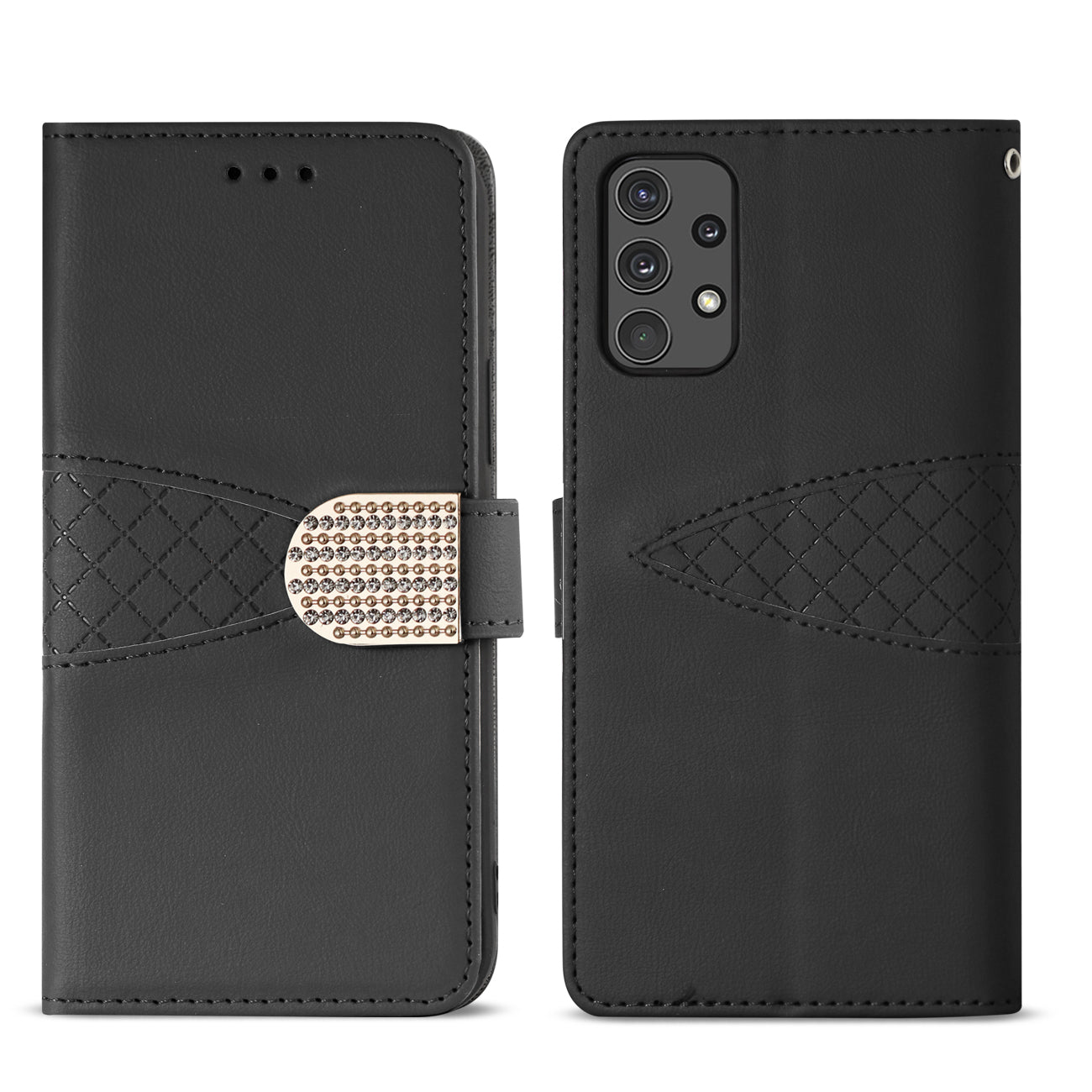Reiko Samsung Galaxy A32 5G 3-In-1 Wallet Case In Black