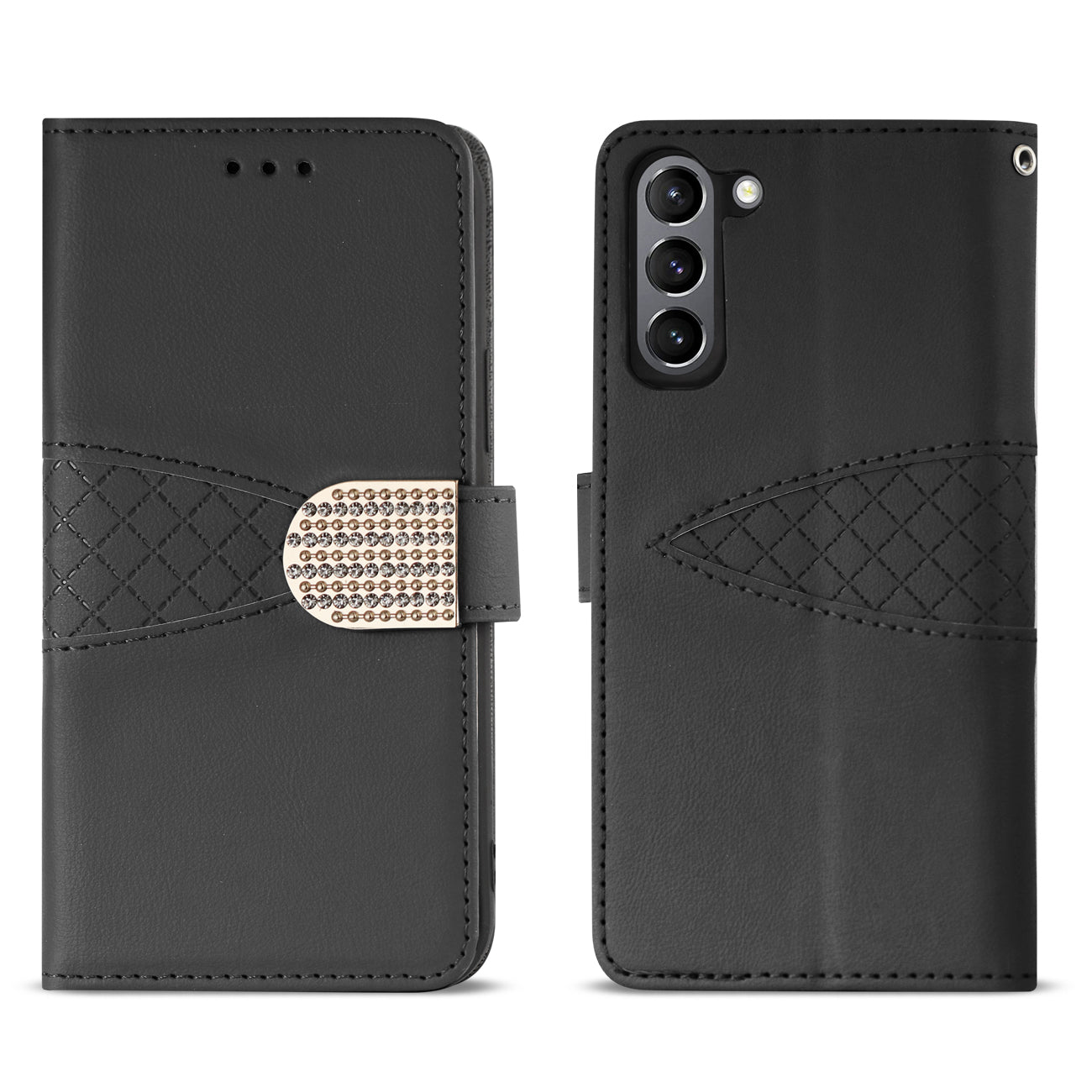 Wallet Case 3-In-1 Samsung Galaxy S21/ S30 Black Color