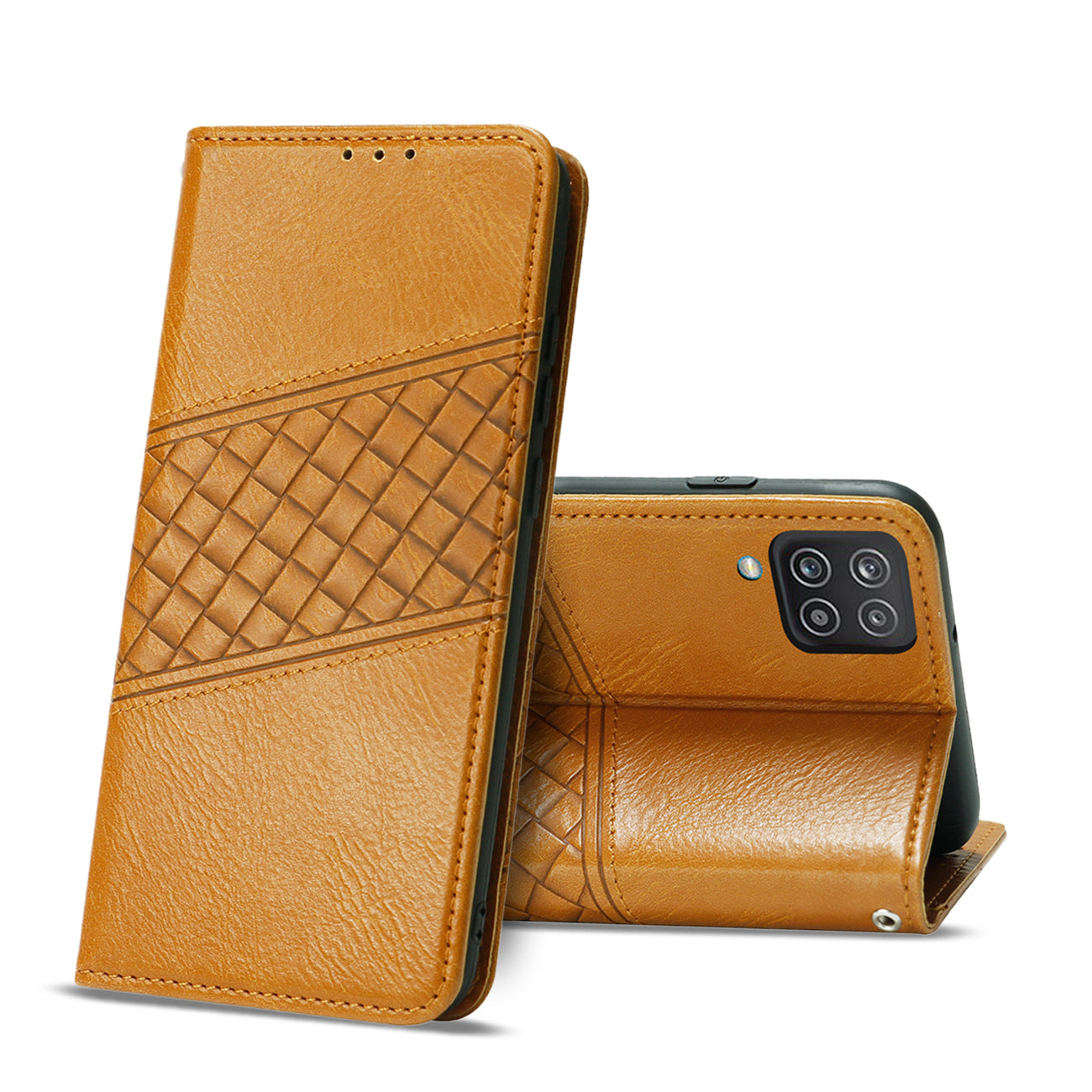 Reiko Samsung Galaxy A12/5G 3-In-1 Wallet Case In Brown