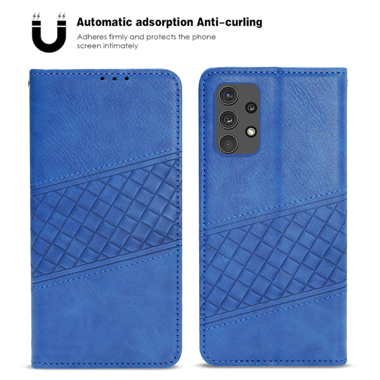 Reiko Samsung Galaxy A32/5G 3-In-1 Wallet Case In Blue