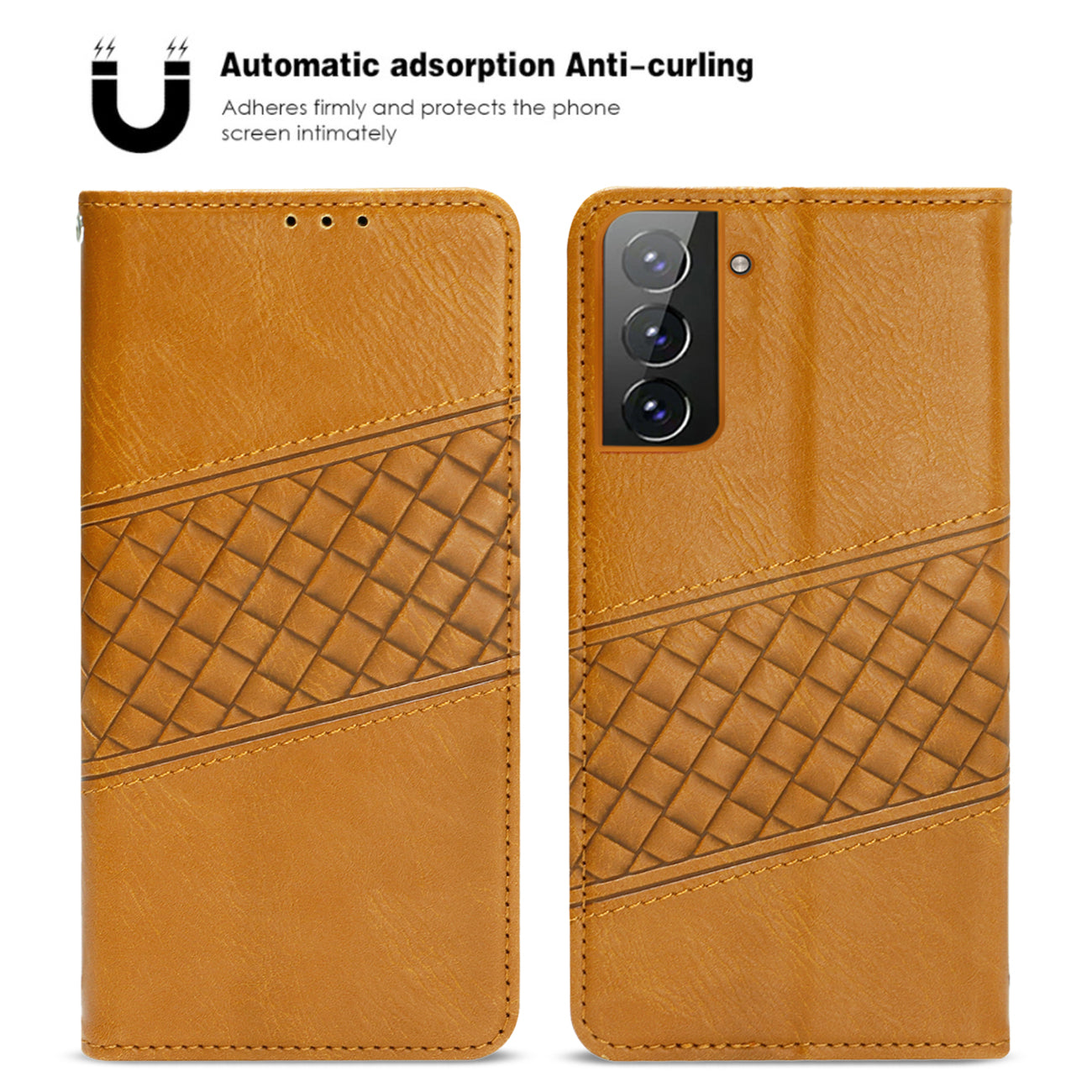 Reiko Samsung Galaxy S21 FE 3-In-1 Wallet Case In Brown
