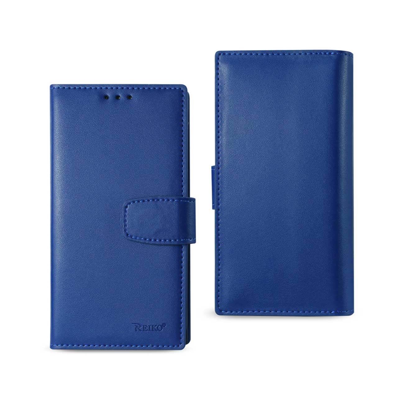 Wallet Case Genuine Leather RFID Samsung Galaxy S7 Ultramarine Color