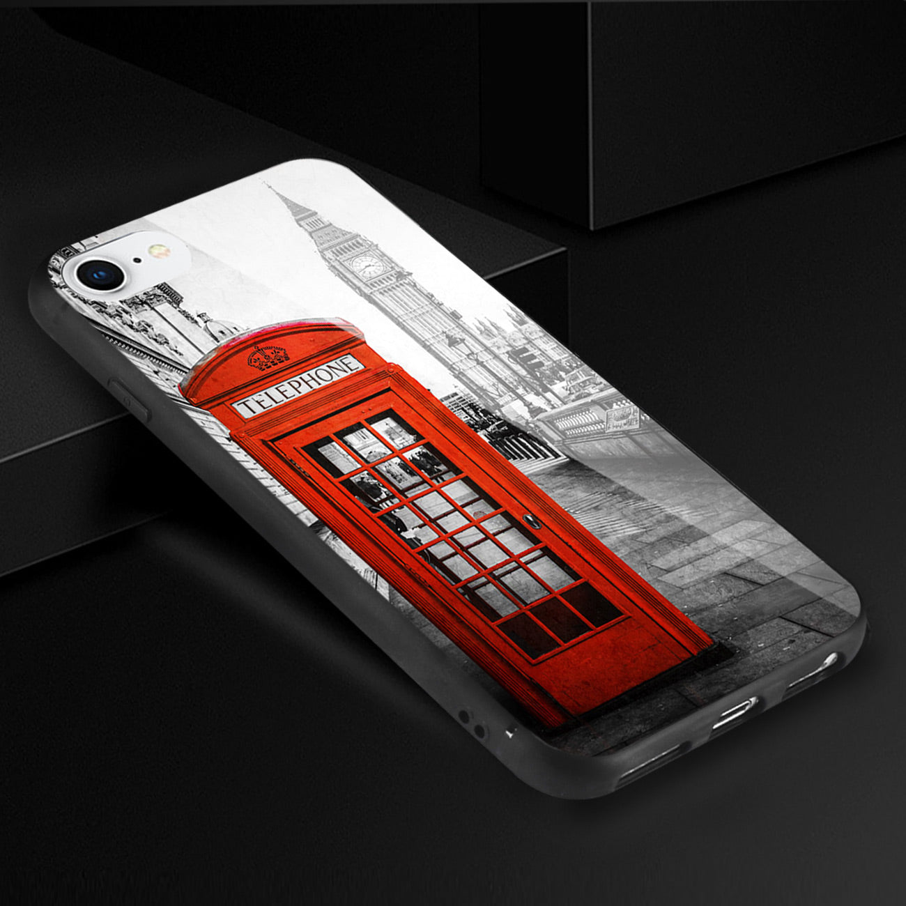 Case TPU Hard Glass Design iPhone 7/8/SE2