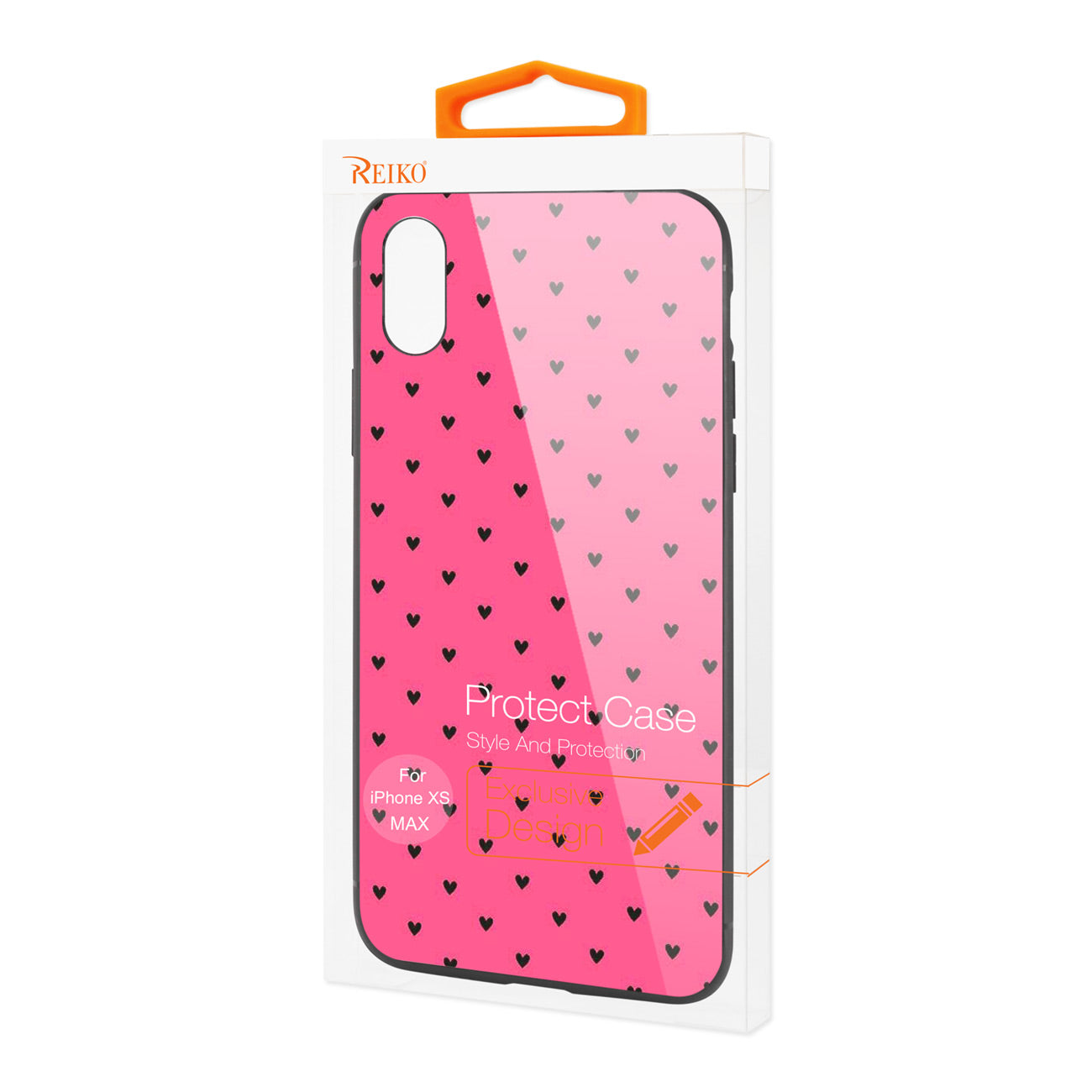 Case TPU Hard Glass Design iPhone XS Max