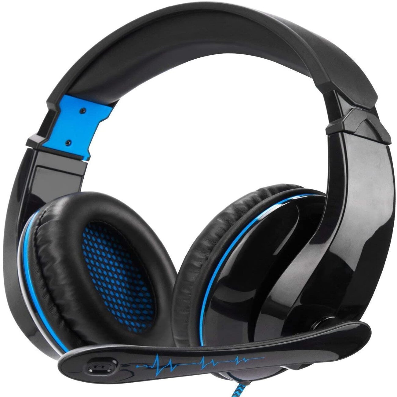 Gaming Headset ,Over Ear Headphones One Headset with Surround Sound& Noise Canceling Microphone