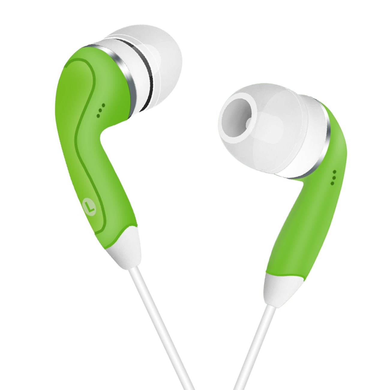 Headphones In-Ear With Mic Reiko Green Color