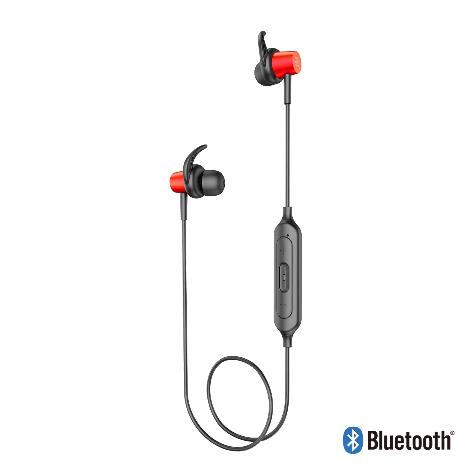 Bluetooth Sport Headset Metal Shell With Magnet Red