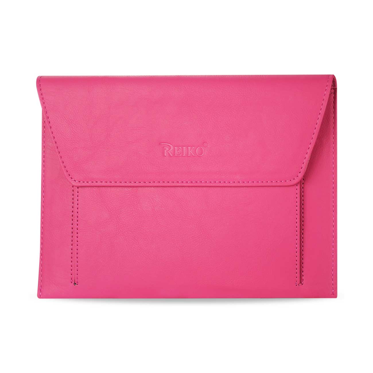 Reiko Premium Leather Case Pouch For 10.1Inches Ipads And Tabletshot Pink