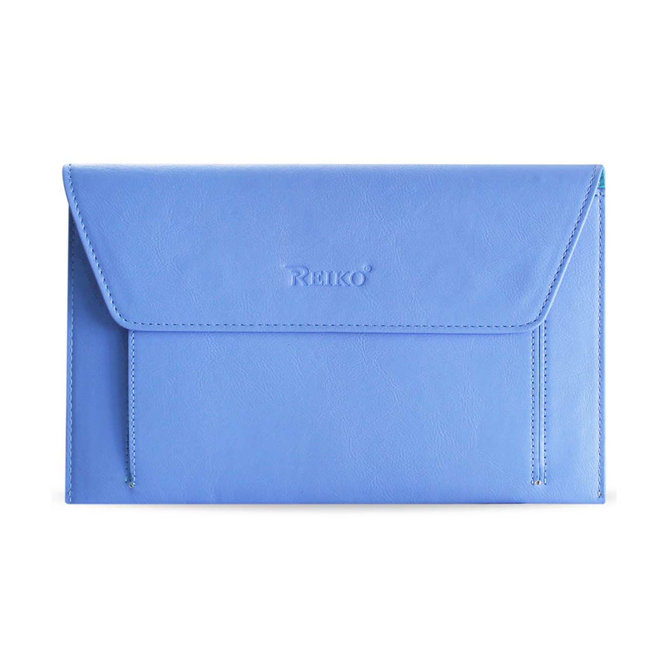 REIKO PREMIUM LEATHER CASE POUCH FOR 11.6INCHES IPADS AND TABLETS In BLUE