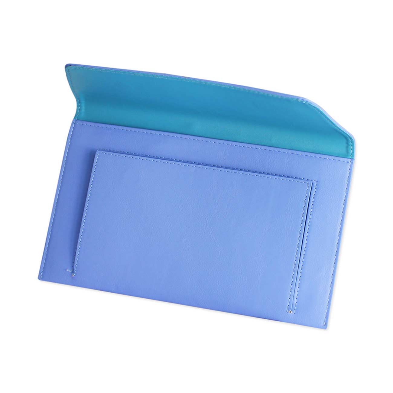 REIKO PREMIUM LEATHER CASE POUCH FOR 11.6INCHES IPADS AND TABLETS In BLUE