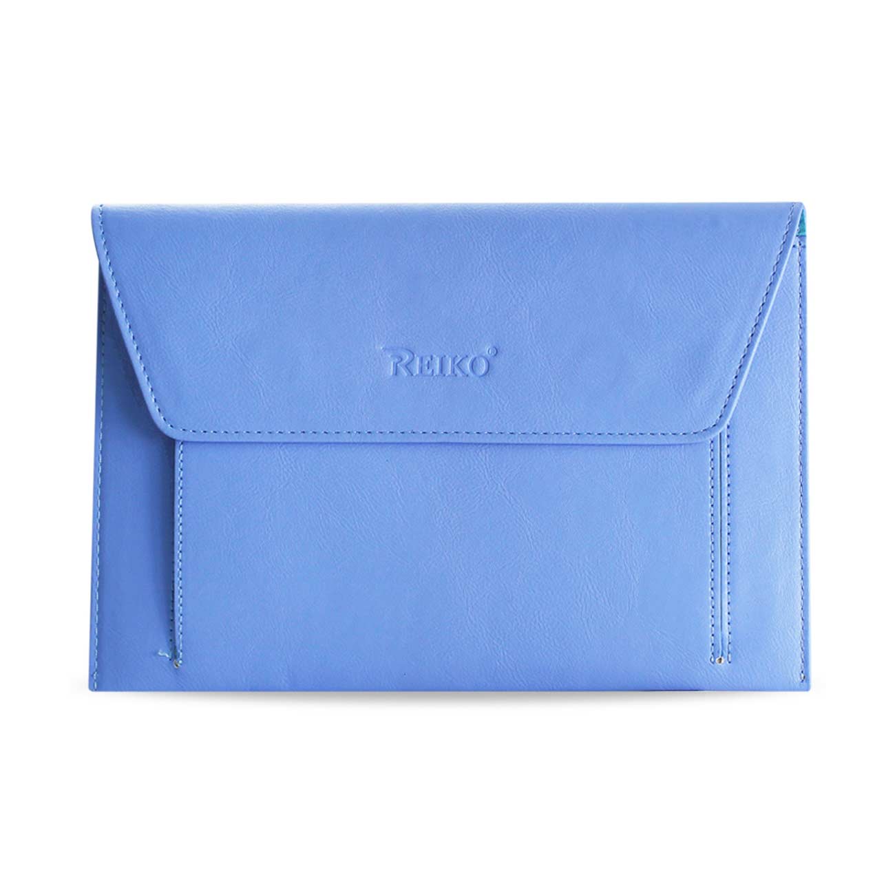 REIKO PREMIUM LEATHER CASE POUCH FOR 7INCHES IPADS AND TABLETS In BLUE