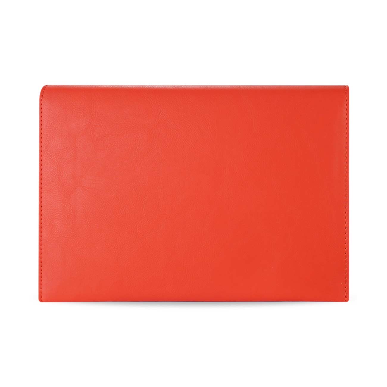 REIKO PREMIUM LEATHER CASE POUCH FOR 8.2INCHES IPADS AND TABLETS In ORANGE