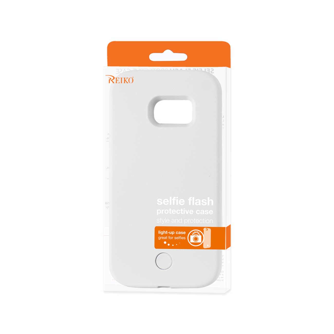 SAMSUNG GALAXY S7 LED SELFIE LIGHT UP ILLUMINATED CASE IN WHITE