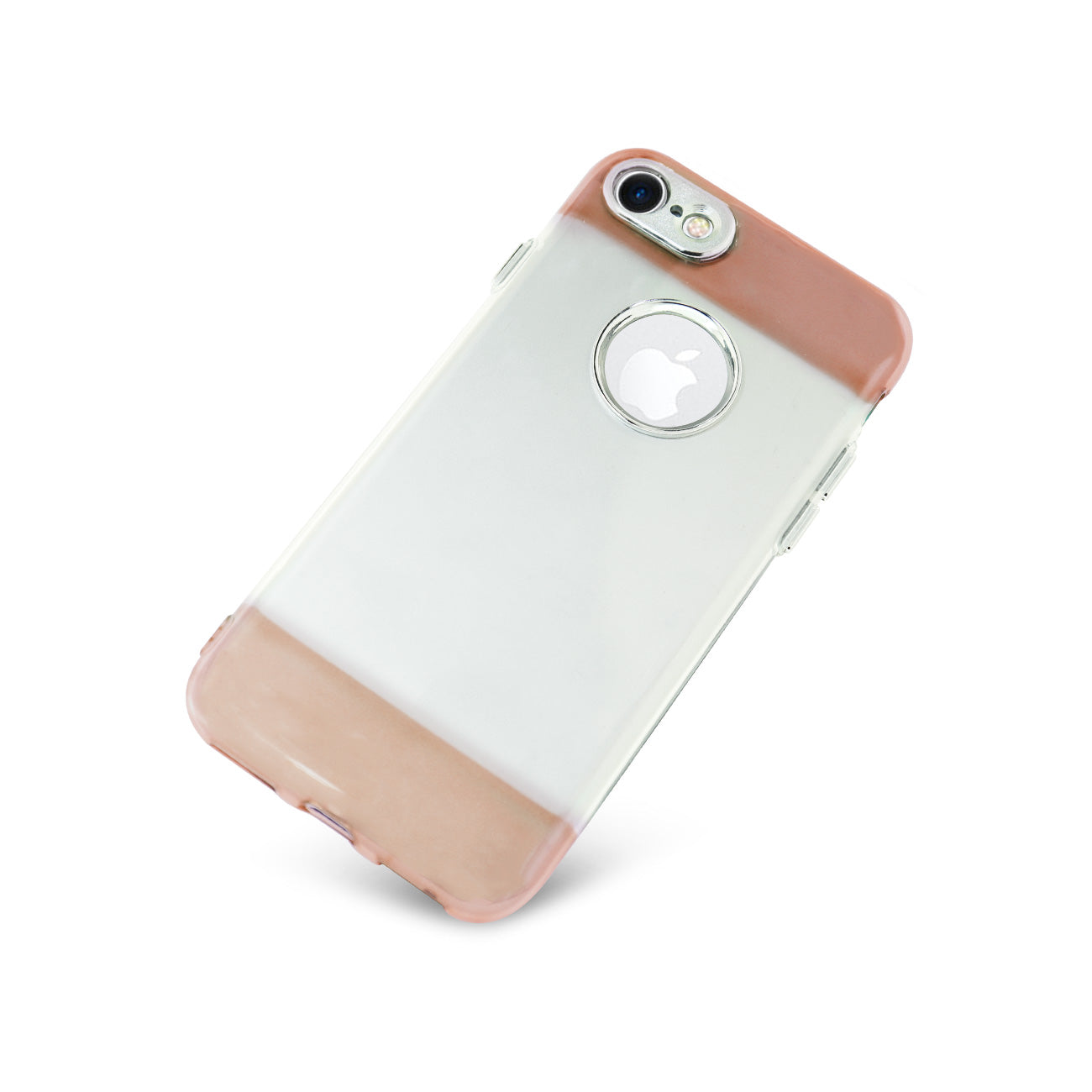 Cover Bumper TPU Soft Protective Flexible Colorful Apple iPhone 7Plus/ 8Plus 5.5inch Brown Color