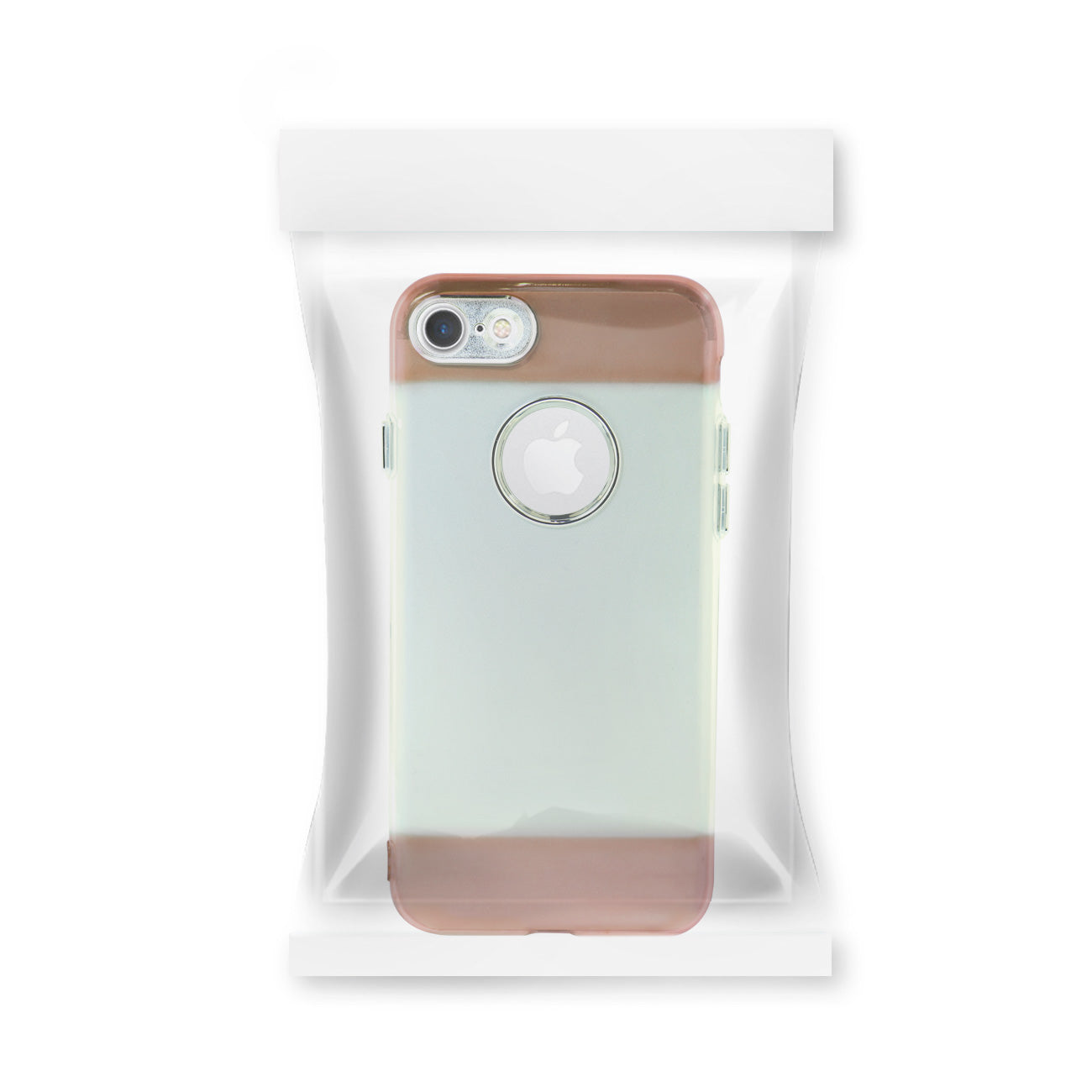 Cover Bumper TPU Soft Protective Flexible Colorful Apple iPhone 7Plus/ 8Plus 5.5inch Brown Color